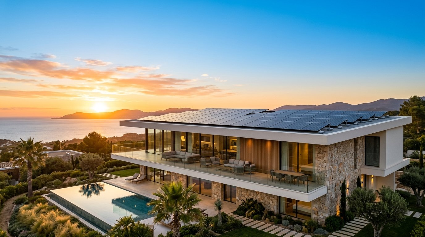 Solar Panels on Roof